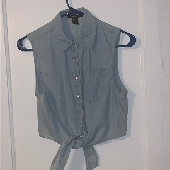 Forever 21 Tops - Denim tank